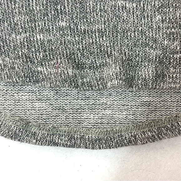 Abercrombie & Fitch Kids size L heather grey w silver stitch long sleeve sweater - Picture 6 of 13